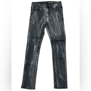 Homme+Femme distressed faded‎ black skinny jeans pants men’s waist 26 made L.A.
